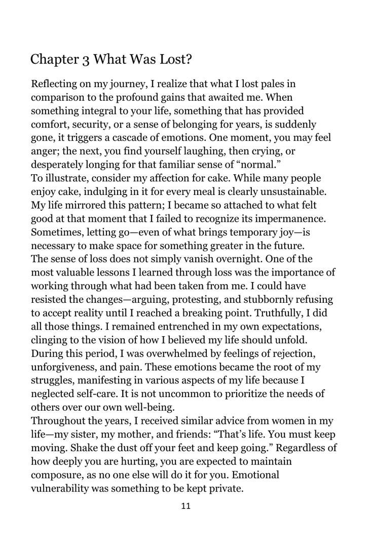 Inside page from Beyond the Image of the Casket: Grief Devotional