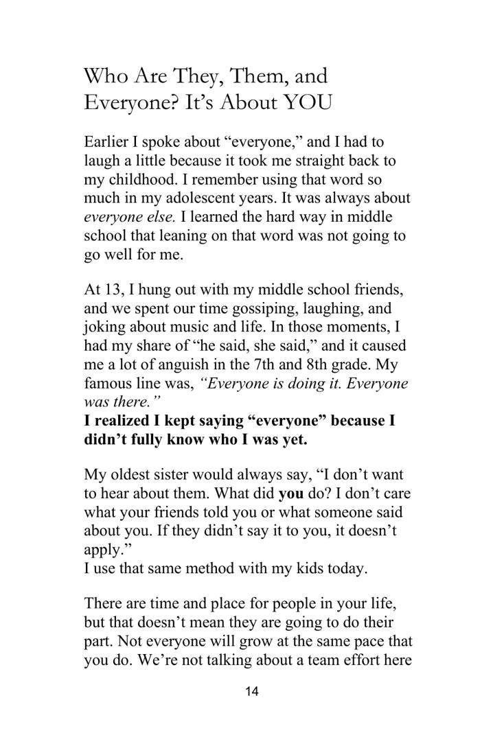 Inside page from You Are Beautiful