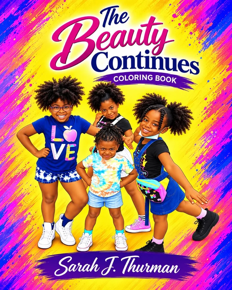 Cover of The Beauty Continues: Coloring Book by Sarah J. Thurman