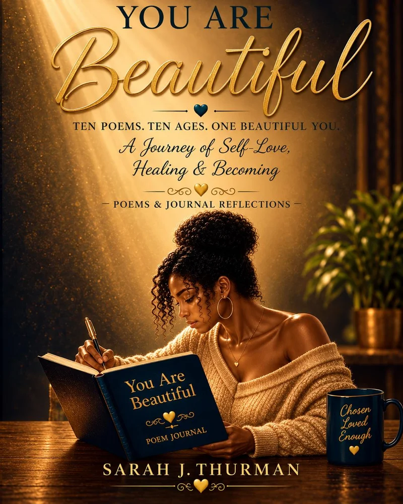 Cover of You Are Beautiful Poem Journal by Sarah J. Thurman